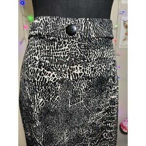 Susan Lawrence Animal Print Skirt Size M Maxi Fran Dresser